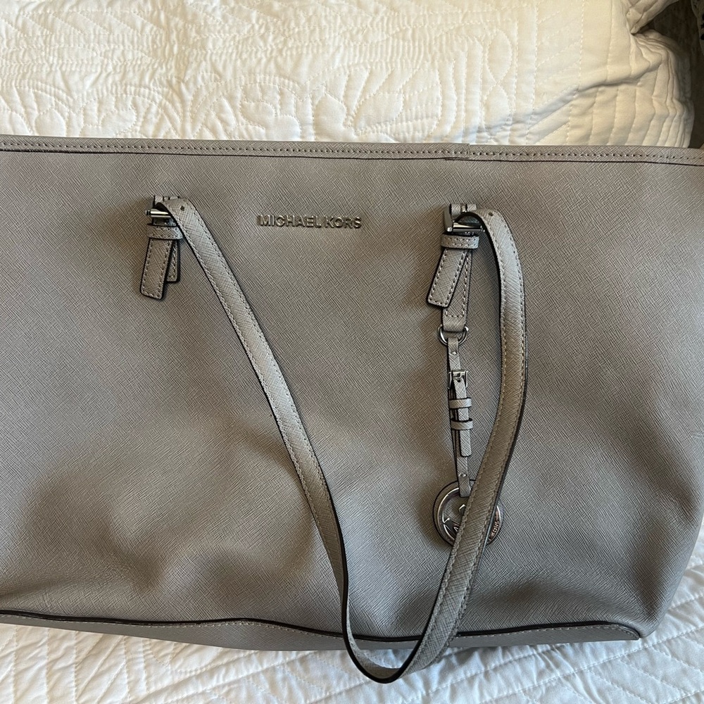 Michael Kors Gray Tote Bag